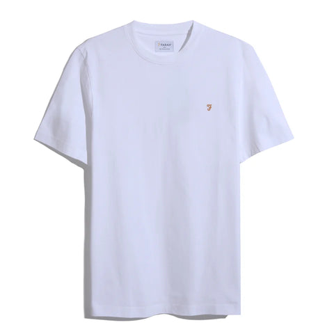 Farah F4KFD040 Danny T Shirt In White