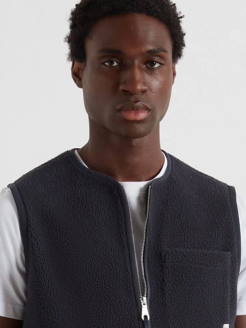 Farah F4KFF017 Abbott Gilet - F Tab In True Navy