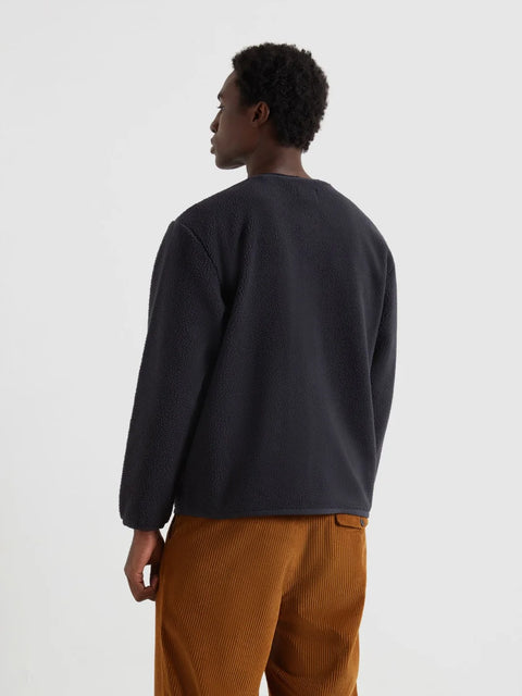 Farah F4KFF018 Fletcher Zip Thru - In True Navy