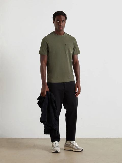 Farah F4KFF059 Stacy Pocket Ss Tee In Rosemary