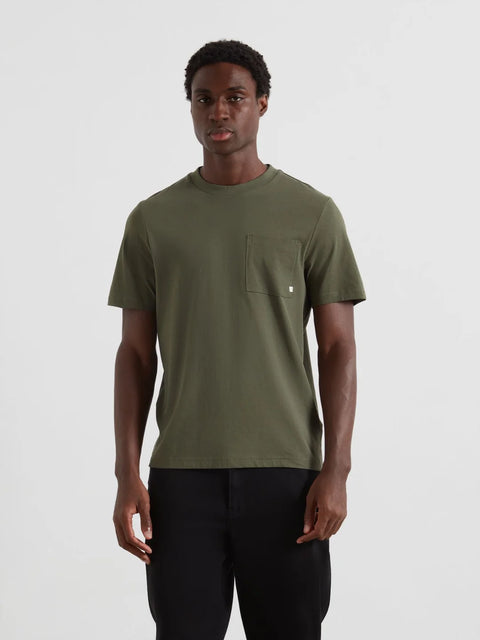 Farah F4KFF059 Stacy Pocket Ss Tee In Rosemary