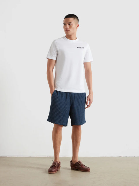 Farah F4KSG053 Clissold Graphic Tee In White