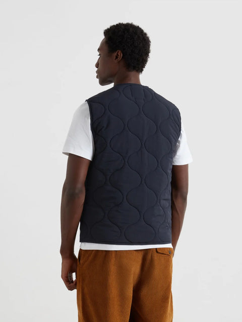 Farah F4RFF032 Campbell Vest Gilet In True Navy