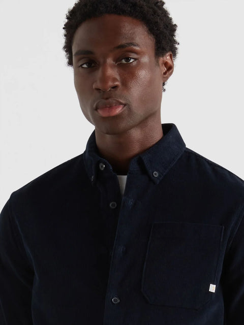 Farah F4WFE035 Spencer Ls Bd In True Navy