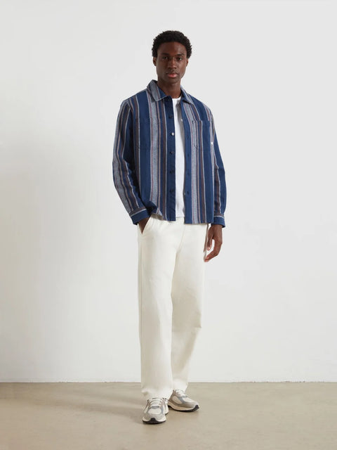 Farah F4WFF042 Joshua Ls Stripe In Yale
