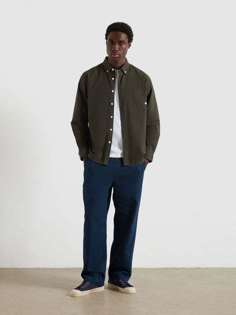 Farah F4WFF048 Brewer Box Ls Bd In Evergreen