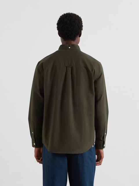 Farah F4WFF048 Brewer Box Ls Bd In Evergreen
