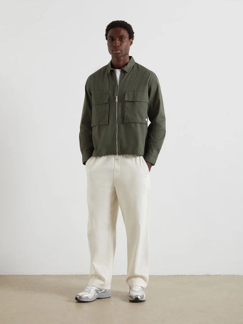 Farah F4WFF053 Murphy Ls Zip In Rosemary