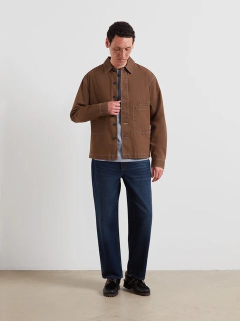 Farah F4WMG002 Mattison Ls In Dark Brown