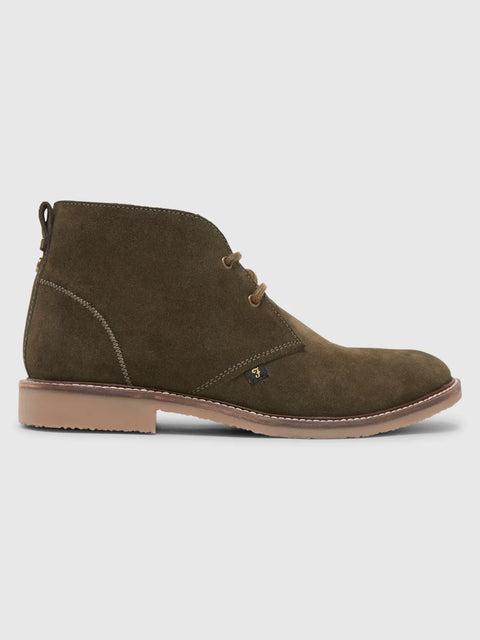 Farah F7FF0008 Briggs desert boot in Olive