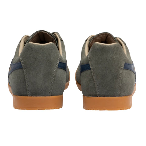 Gola CMA192NL Harrier Trainer In Conifer/Navy/Cappucino