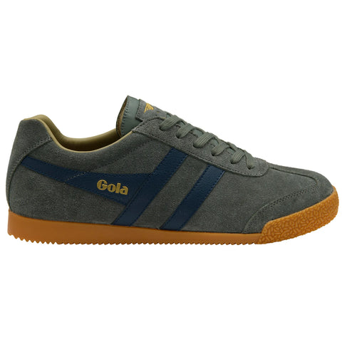 Gola CMA192NL Harrier Trainer In Conifer/Navy/Cappucino