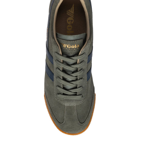 Gola CMA192NL Harrier Trainer In Conifer/Navy/Cappucino