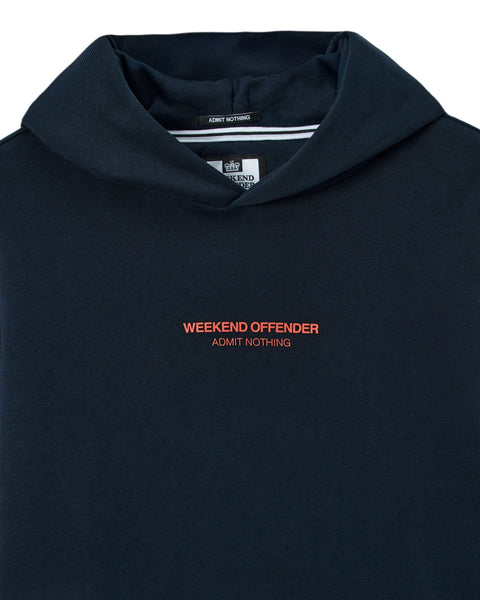Weekend Offender Cobain Sweatshirt In Navy/Sunset