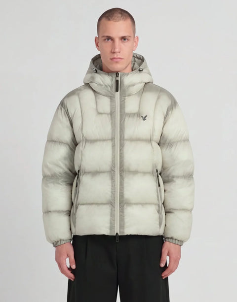 Lyle & Scott JK2507V Translucent Puffer Jacket In Putty (W503)
