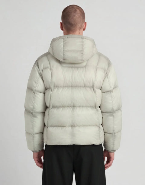 Lyle & Scott JK2507V Translucent Puffer Jacket In Putty (W503)