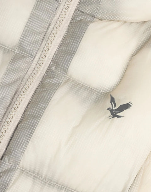 Lyle & Scott JK2507V Translucent Puffer Jacket In Putty (W503)