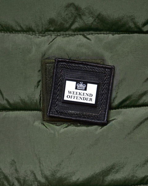 Weekend Offender Gacha Jacket In Black Forest Green