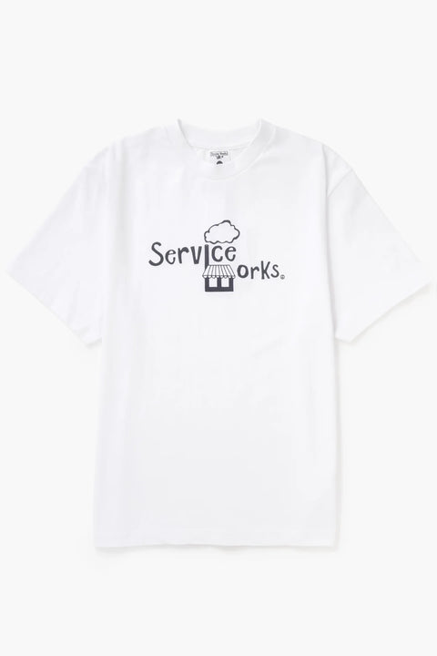 Service Works SW371 Kiosk Tee In White