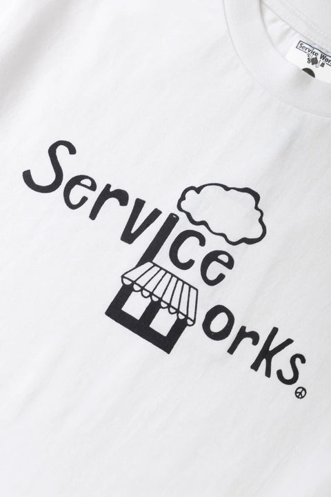 Service Works SW371 Kiosk Tee In White