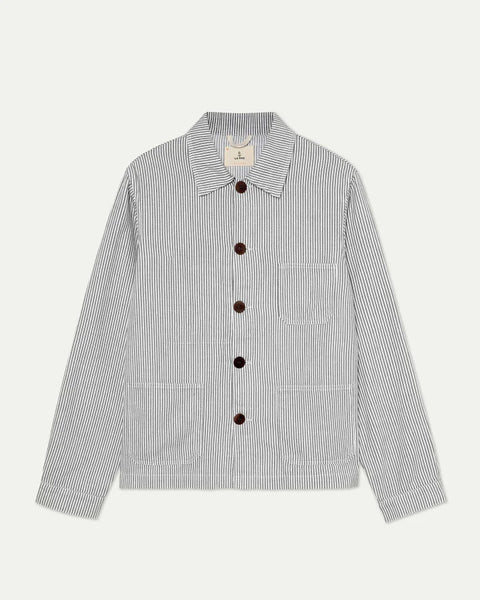 La Paz Baptista Worker Jacket Smoked Pearl Stripes