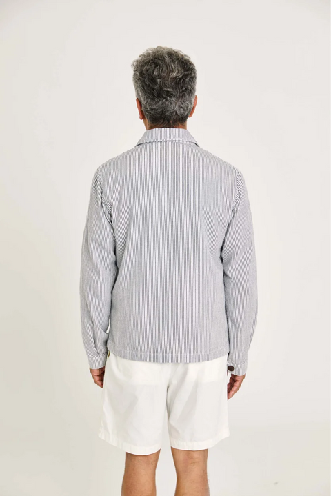 La Paz Baptista Worker Jacket Smoked Pearl Stripes