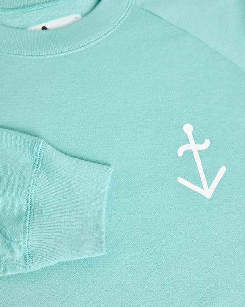 La Paz Cunha Logo Sweatshirt In Green/Off-White