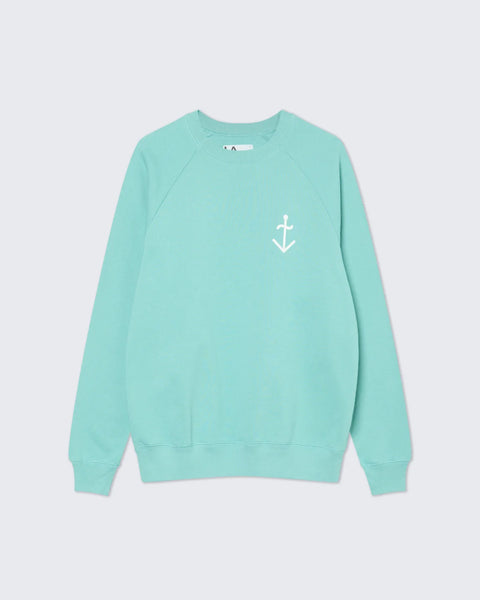 La Paz Cunha Logo Sweatshirt In Green/Off-White