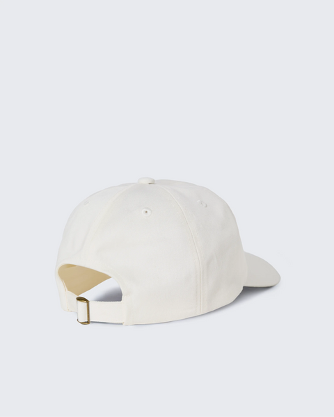 La Paz Santos Cap In Off White/Wind Blue Logo