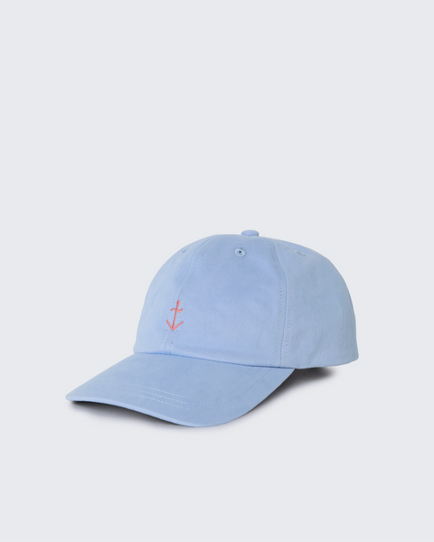 La Paz Santos Cap In Wind Blue/Sunrise Logo