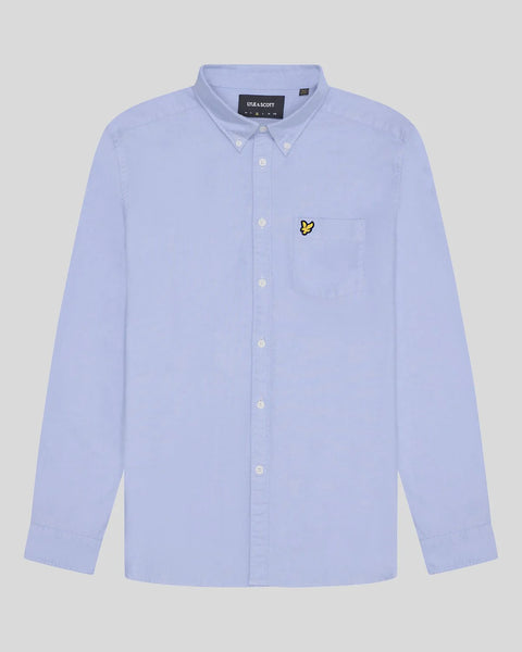 Lyle & Scott LW2112V Plain Oxford Shirt In Riviera