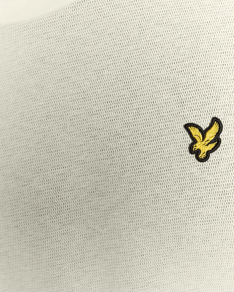 Lyle & Scott ML2427V Raised Jacquard Crew Neck Sweatshirt In W503 Putty
