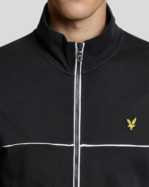 Lyle & Scott ML2507V Piped Full Zip Track Top In Z271 Dark Navy