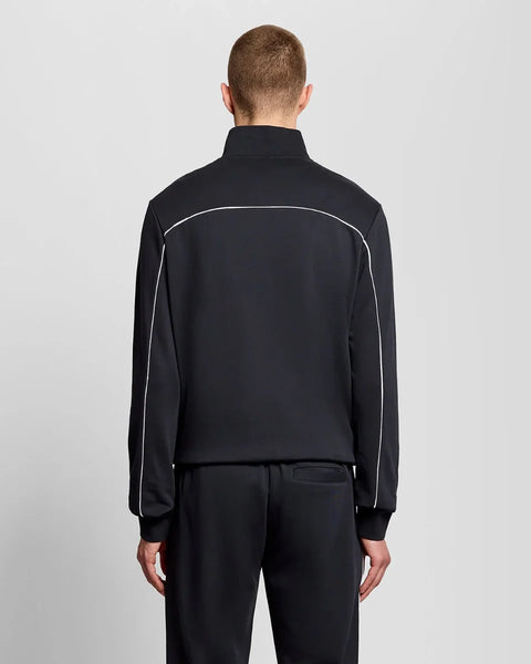 Lyle & Scott ML2507V Piped Full Zip Track Top In Z271 Dark Navy
