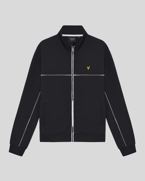 Lyle & Scott ML2507V Piped Full Zip Track Top In Z271 Dark Navy