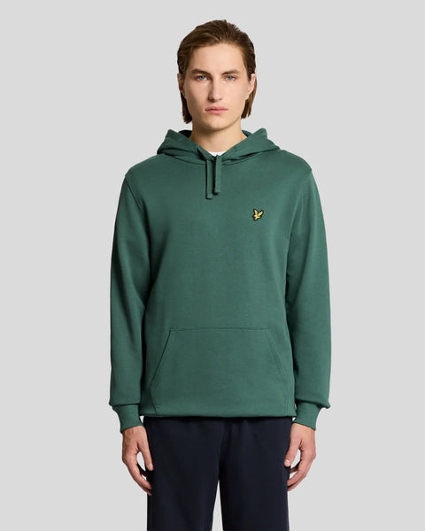Lyle & Scott ML416VOGT Pullover Hoodie In W130 Everglade