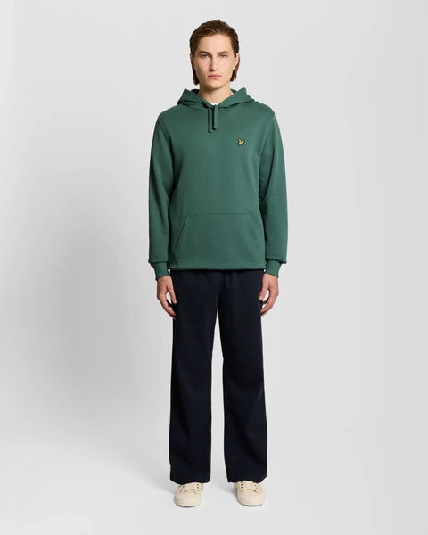 Lyle & Scott ML416VOGT Pullover Hoodie In W130 Everglade