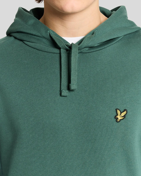 Lyle & Scott ML416VOGT Pullover Hoodie In W130 Everglade