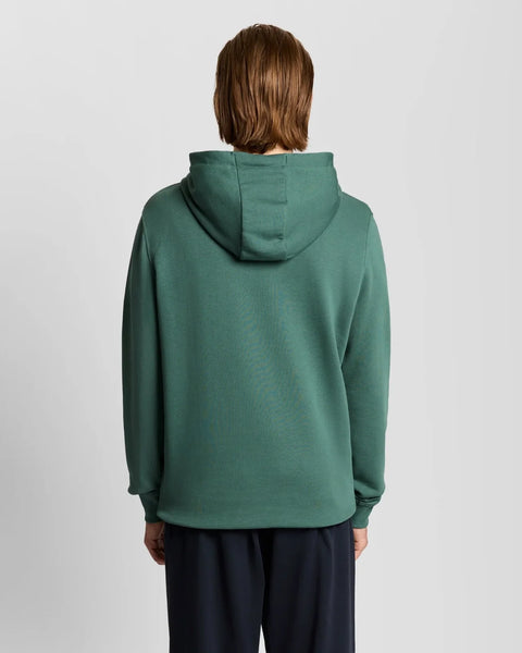 Lyle & Scott ML416VOGT Pullover Hoodie In W130 Everglade