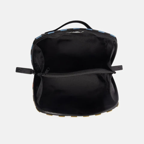 Caroline Gardner MDWB100 Stripe Diagonal Zip Large Washbag