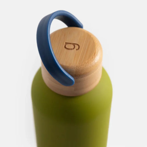 Caroline Gardner MMET111 Green Metal Water Bottle