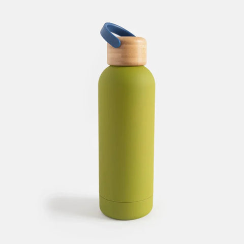 Caroline Gardner MMET111 Green Metal Water Bottle