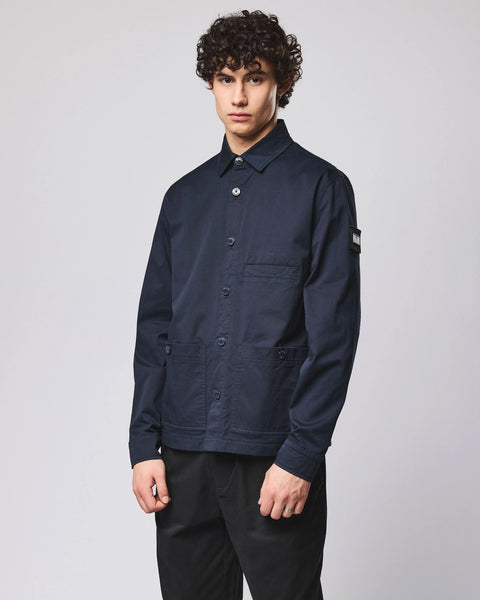 Weekend Offender Jerada Overshirt In Navy