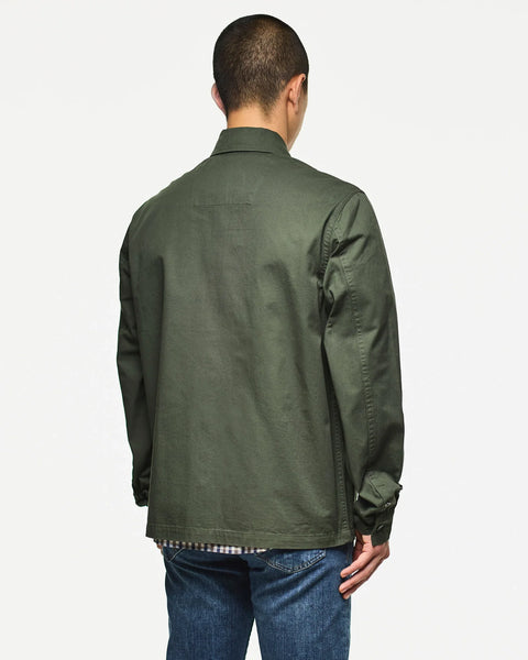 Weekend Offender Hynde Shirt In Black Forest Green