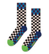 Happy Socks P000078 Checkerboard Sock