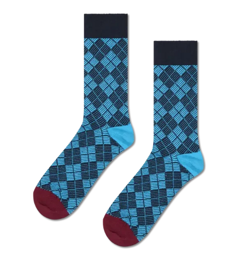 Happy Socks P003235 Mini Argyle Jaquard Sock