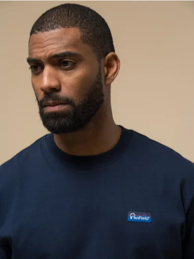 Penfield PFD0520-203 Penfield Original Logo S/S T-Shirt Navy Blazer