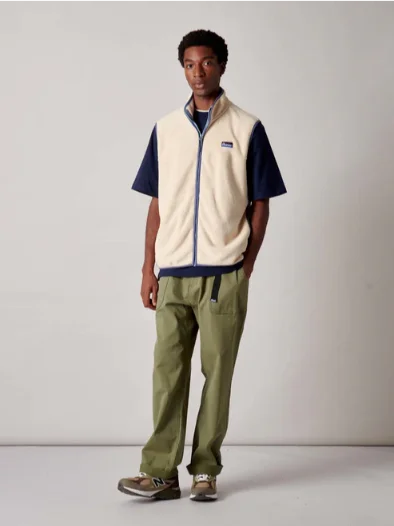Penfield PFD0656-P28 Graylock Fleece Vest Brown Rice
