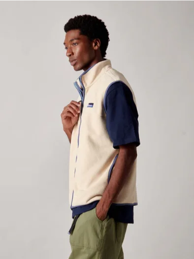 Penfield PFD0656-P28 Graylock Fleece Vest Brown Rice