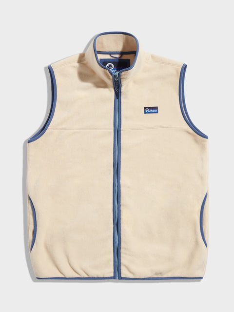 Penfield PFD0656-P28 Graylock Fleece Vest Brown Rice